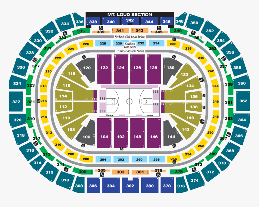 Denver Nuggets Transpa Image Hockey Pepsi Center Seating Chart Hd Png Kindpng