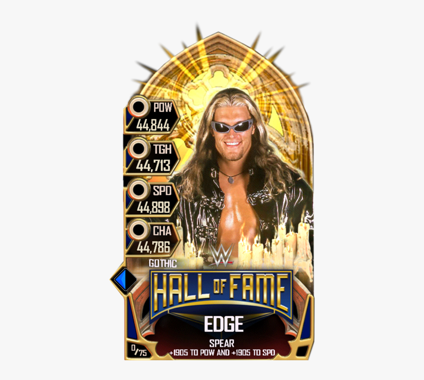 Wwe Supercard Edge Gothic, HD Png Download, Free Download