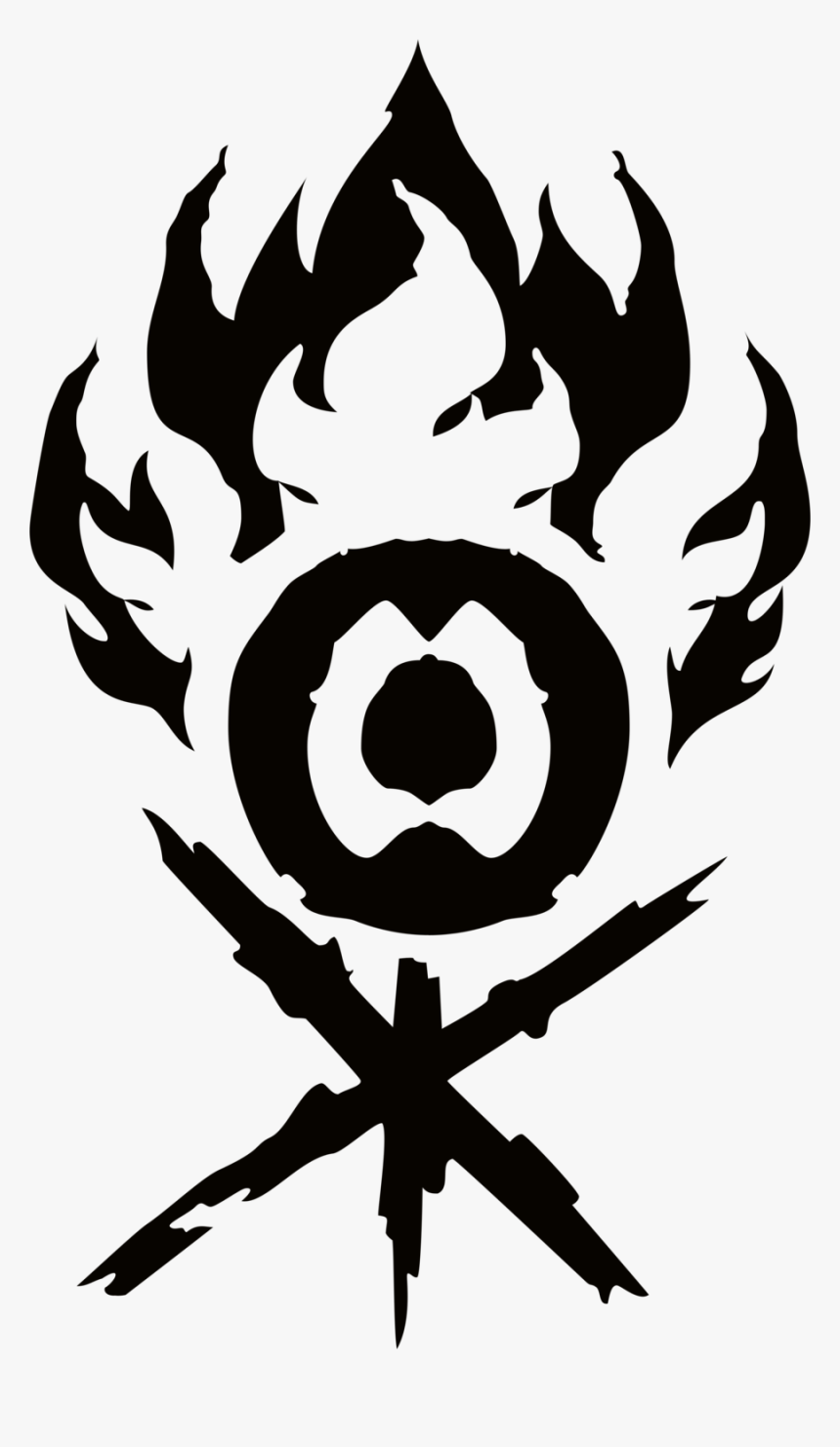 Biohazard Symbol Clipart Arcane - Gruul Clan Symbol, HD Png Download, Free Download