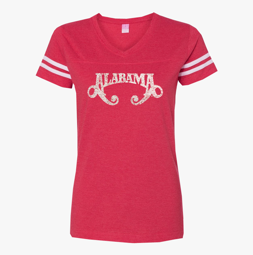 Alabama Ladies Football V Neck Red Tee"
 Title="alabama - Arsenal Jersey 1985, HD Png Download, Free Download