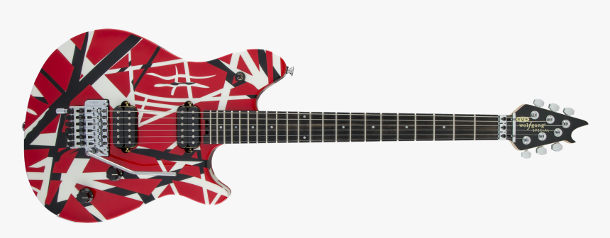 Evh® Wolfgang® Special, Ebony Fingerboard, Red With - Evh Wolfgang Striped Series, HD Png Download, Free Download