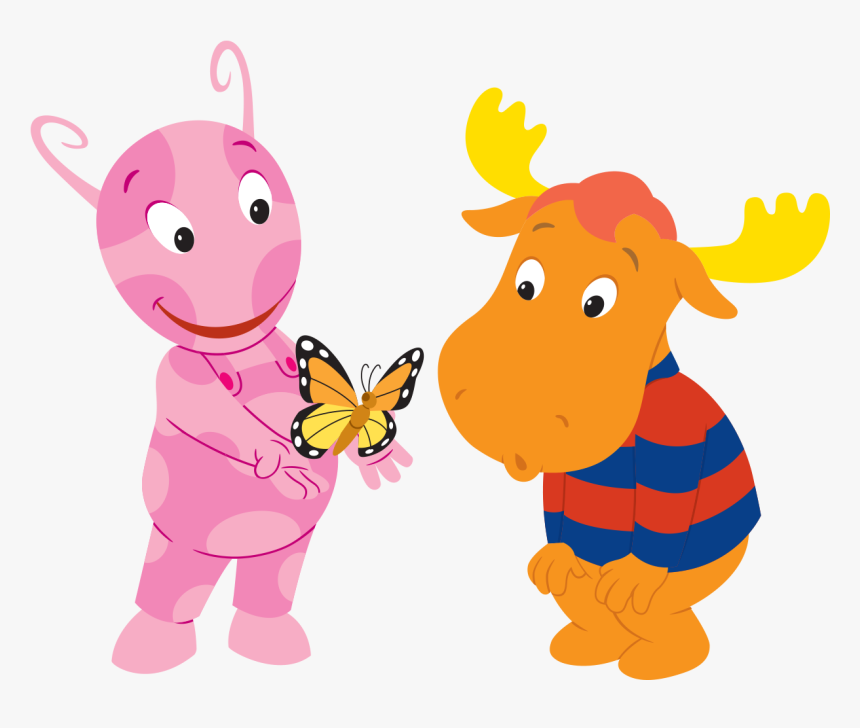 The Backyardigans Uniqua Tyrone Butterfly - Uniqua Tyrone The Backyardigans, HD Png Download, Free Download