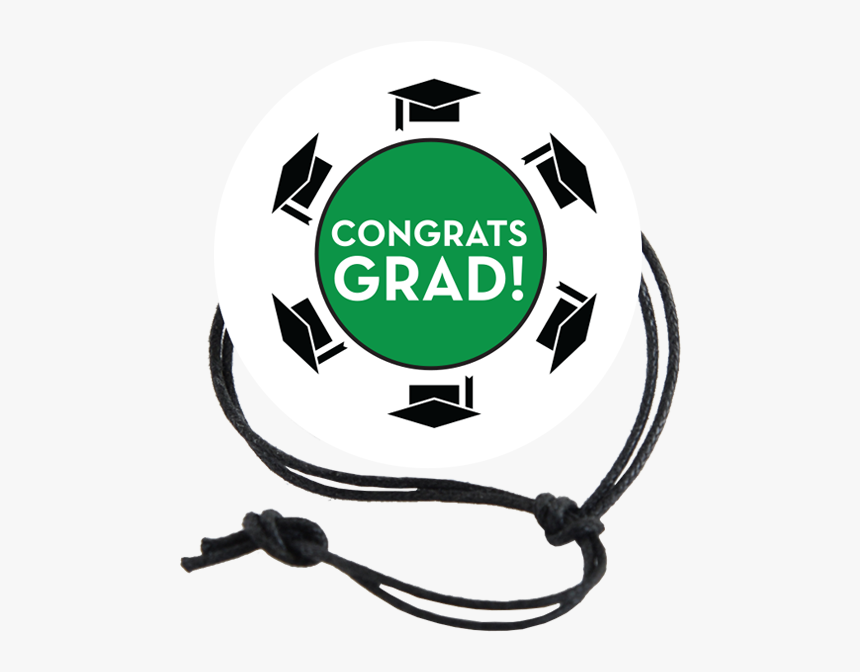 Congrats Grad Green Napkin Knot Product Image - Illustration, HD Png Download, Free Download