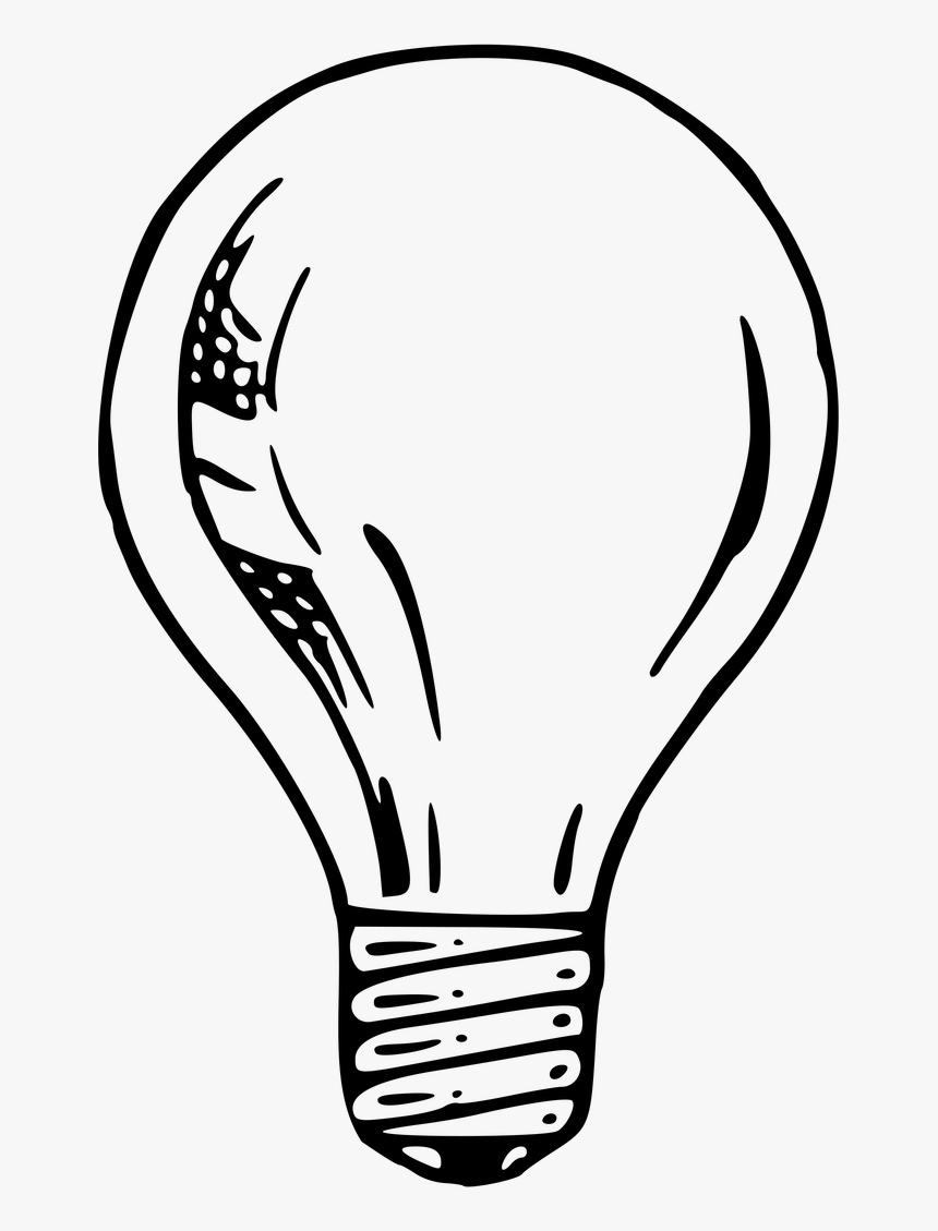 Clip Art Christmas Light Bulbs Template - Light Bulb Sketch Png, Transparent Png, Free Download