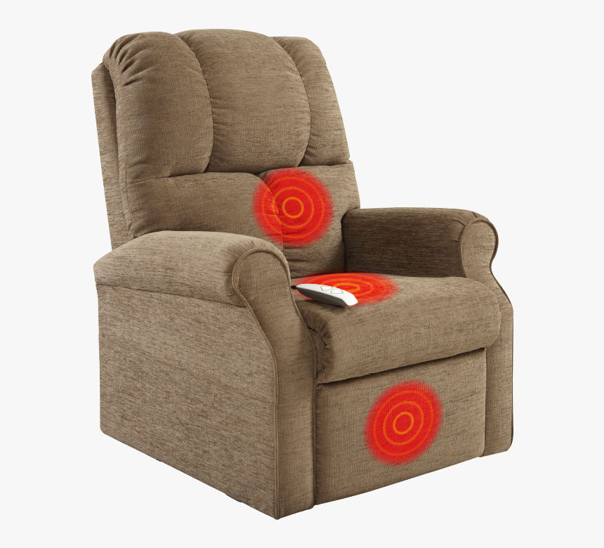 Zoned Heating Recliner - Recliner, HD Png Download, Free Download