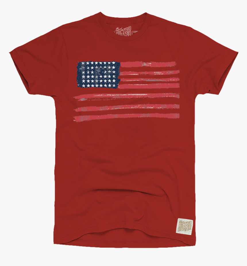 American Flag Men"s Vintage Tee - Pocket, HD Png Download, Free Download