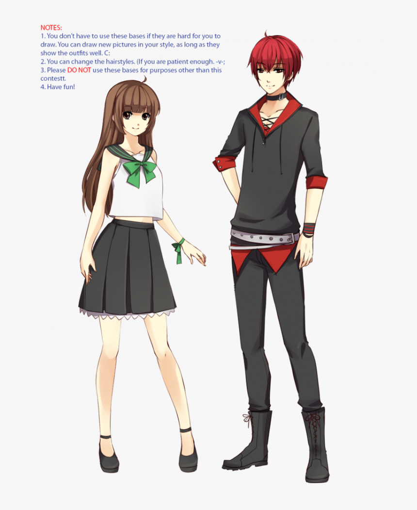 Anime Boy Base Clothes, HD Png Download, Free Download