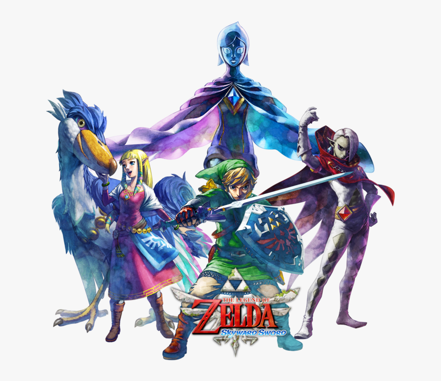 Transparent Skyward Sword Link Png - Legend Of Zelda Skyward Sword Artwork, Png Download, Free Download