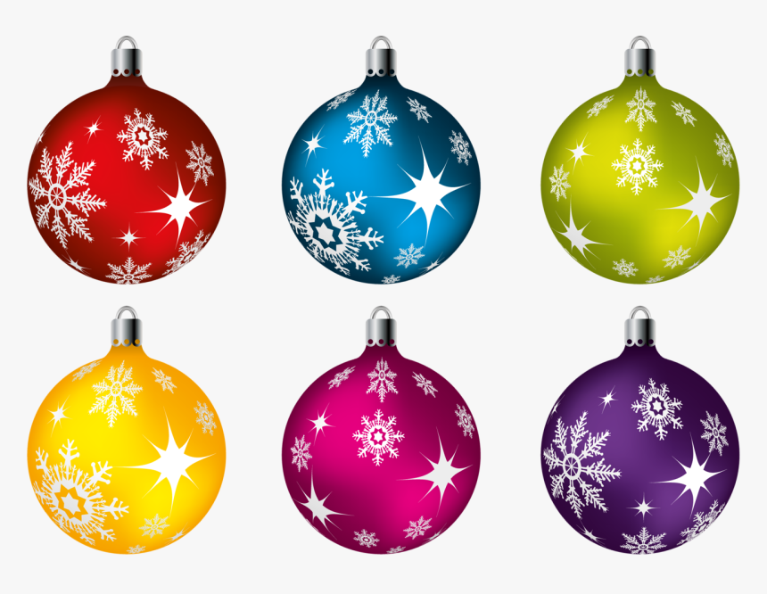 Christmas Tree Decorations Clipart, HD Png Download, Free Download