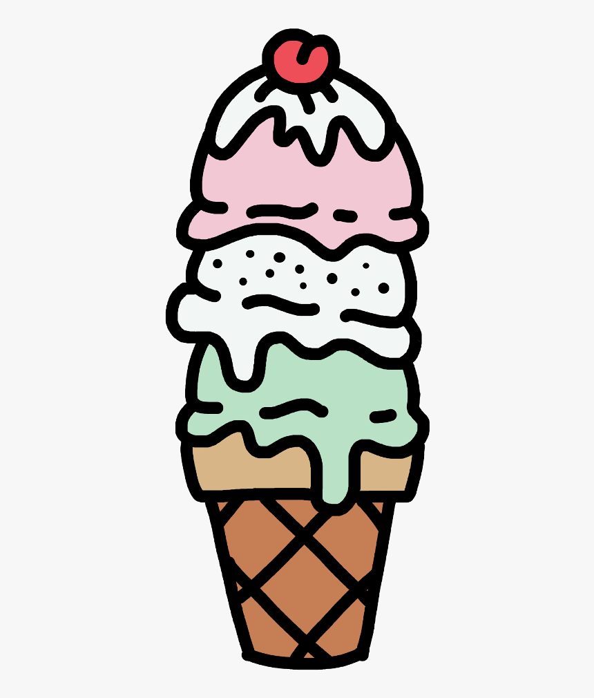 #icecream #summer #holiday #cold #food #sun #tumblr - Ice Cream Sticker, HD Png Download, Free Download