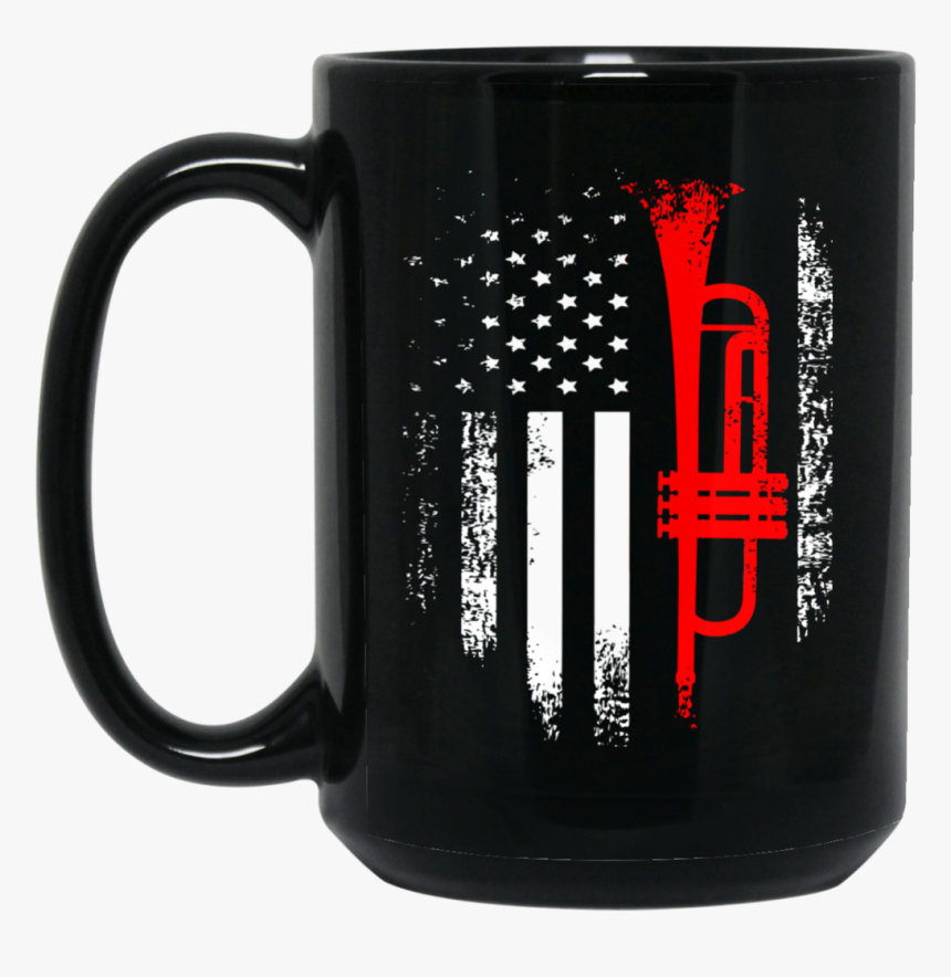 Vintage Usa Red White Trumpet American Flag Mugs Bm11oz - Demolition Ranch Ar 15 Eagle, HD Png Download, Free Download