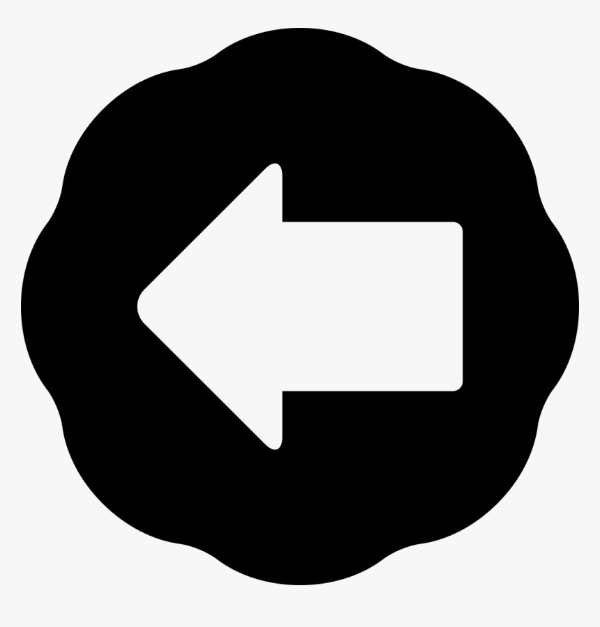Left Arrow In Rounded Shape - Youtube Icon, HD Png Download, Free Download