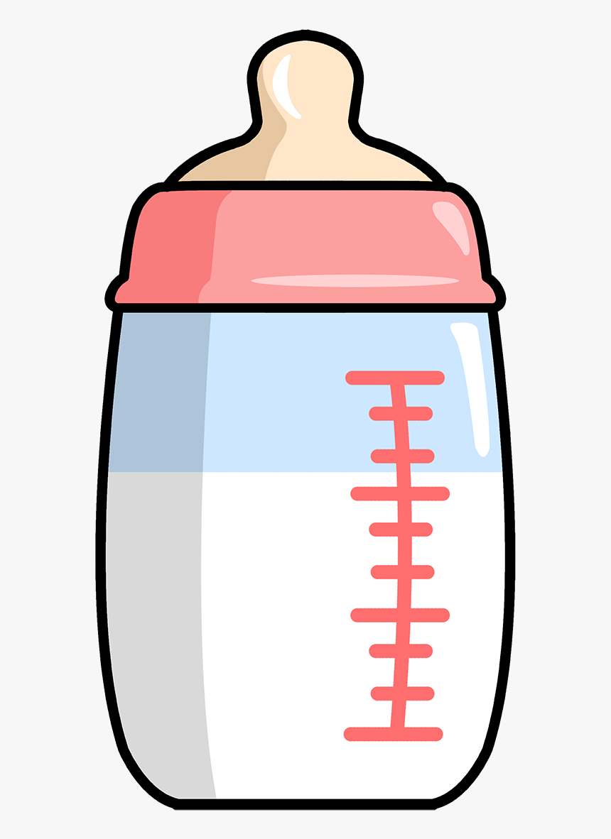 Transparent Baby Bottle Clipart - Baby Milk Bottle Clipart, HD Png Download, Free Download