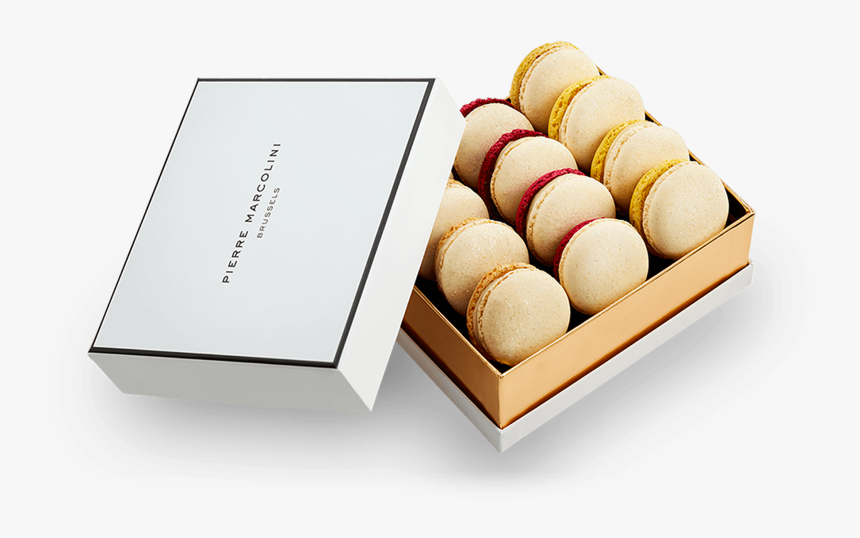 Box Of 12 Christmas Macarons - Pierre Marcolini Macarons, HD Png Download, Free Download