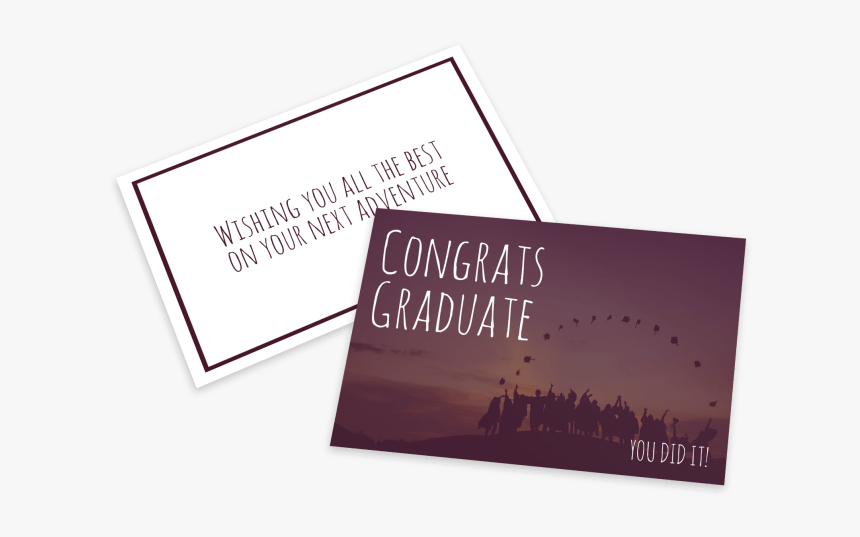 Congrats Graduate Card Template Preview - Book Cover, HD Png Download, Free Download