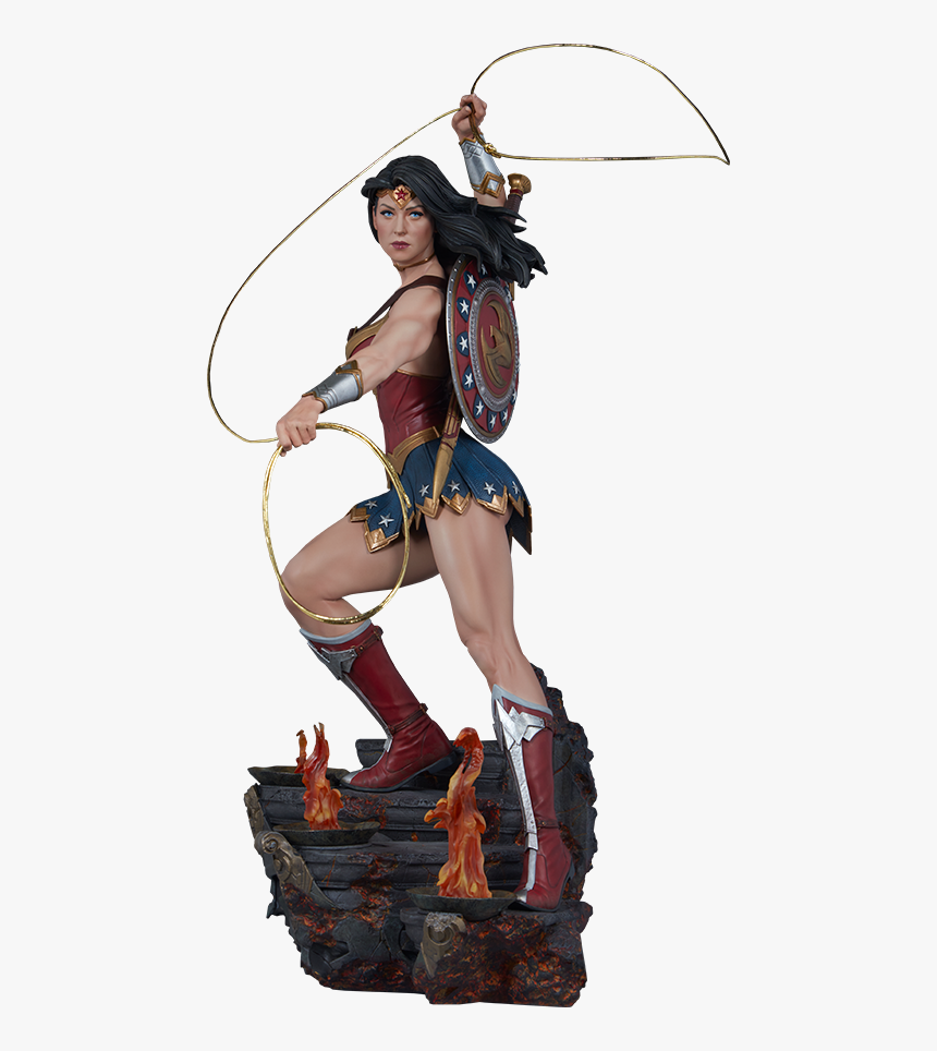Wonder Woman Exclusive Premium Format Statue - Wonder Woman Premium Format Statue, HD Png Download, Free Download