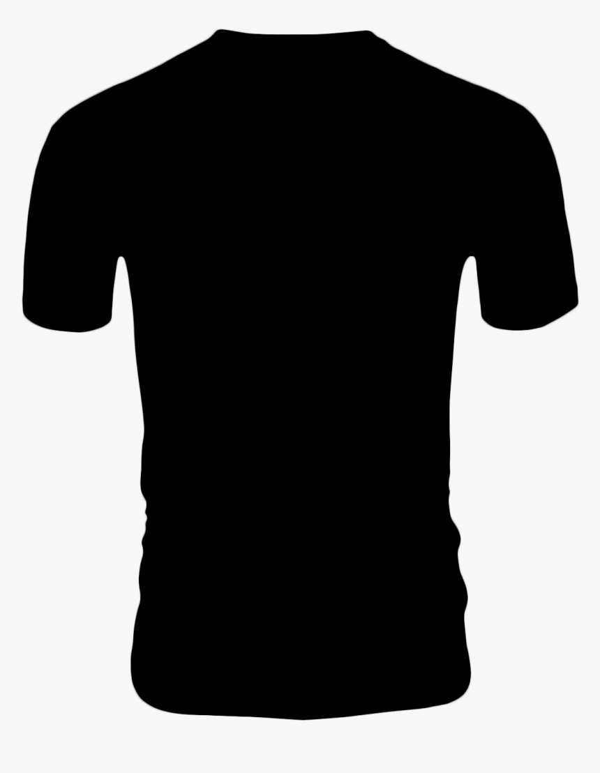Mens Black T-shirt Clothing Sleeve - Black Shirt Clip Art, HD Png Download, Free Download