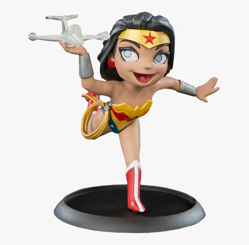 Wonder Woman Q-fig 3” Vinyl Figure - Quantum Mechanix Wonder Woman, HD Png Download, Free Download