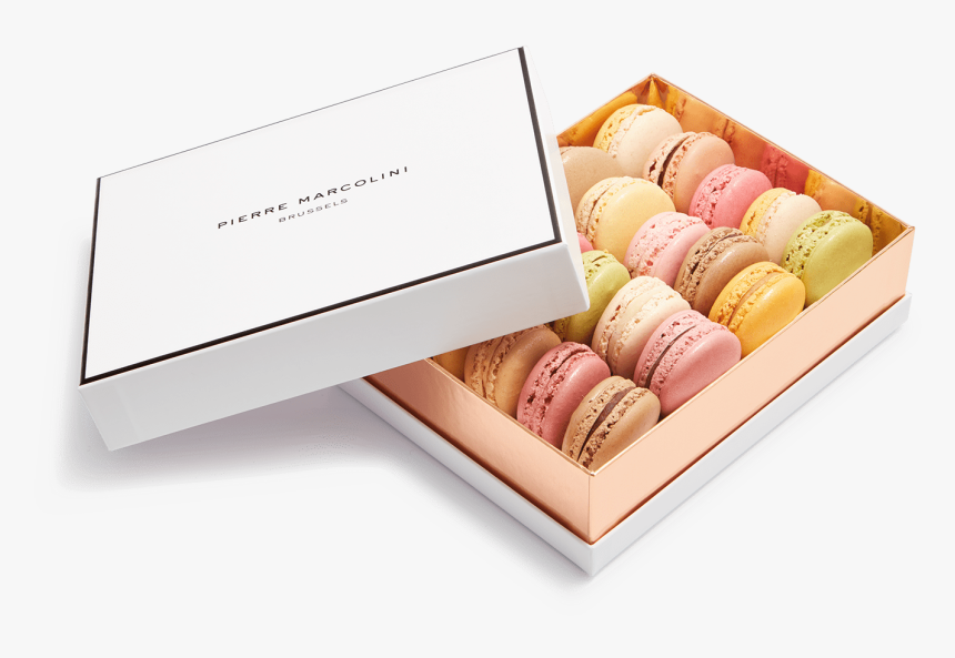 Schachtel Mit 20 Macarons Pierre Marcolini - Pierre Marcolini Macarons, HD Png Download, Free Download