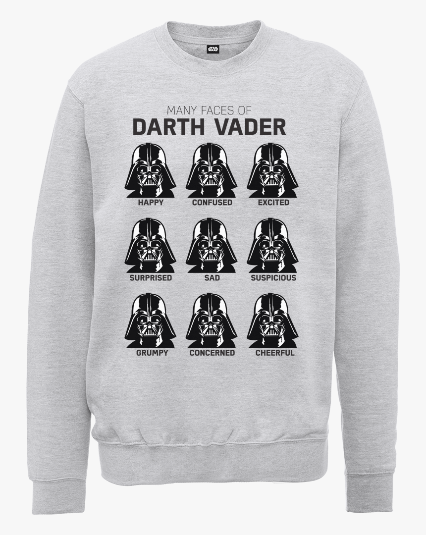 Star Wars Many Faces Of Darth Vader Sweatshirt - Jack Skellington Full Body, HD Png Download, Free Download