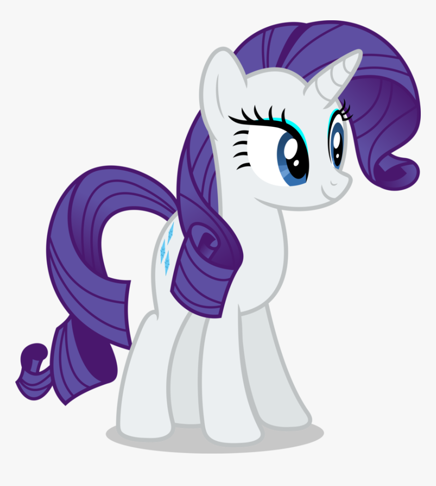 Mlp Fim Rarity Smile Vector By Luckreza8 Da6gcam - Rarity My Little Pony Colors, HD Png Download, Free Download