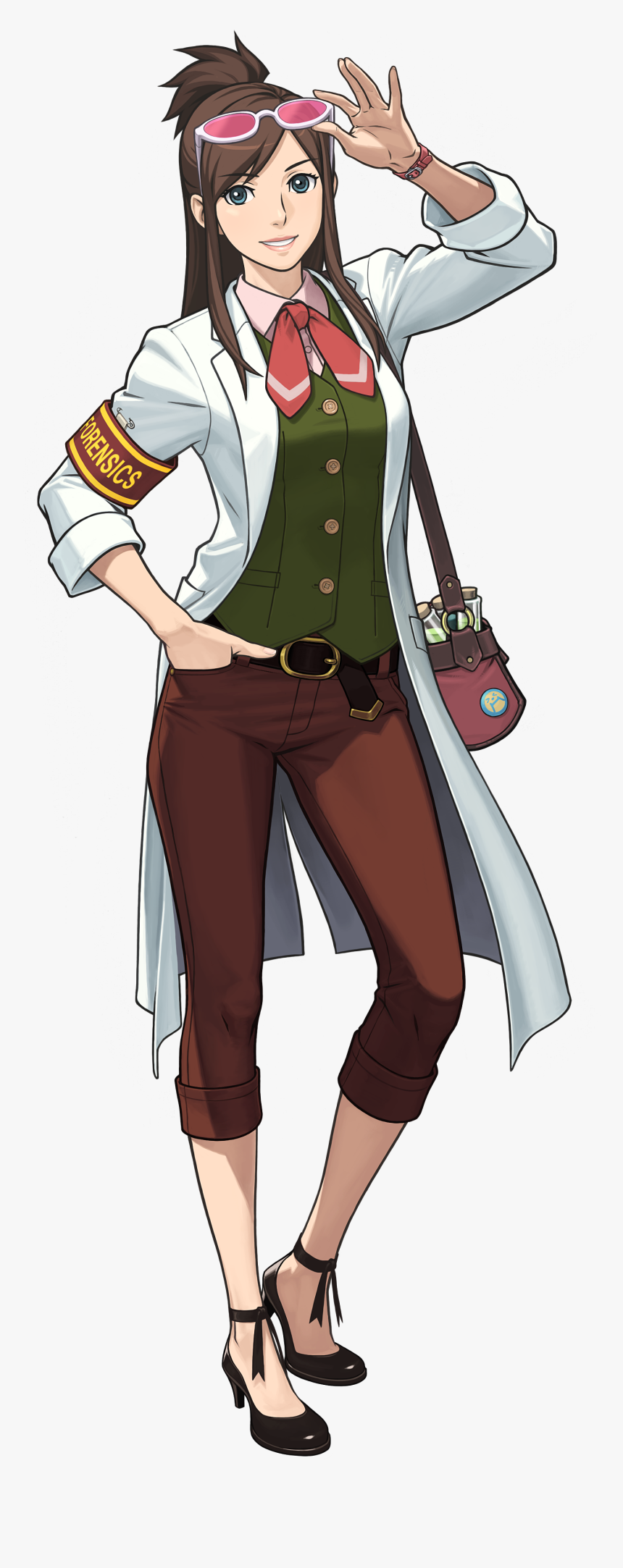 Pwaa Spirit Of Justice Ema Art - Phoenix Wright Ema Skye, HD Png Download, Free Download