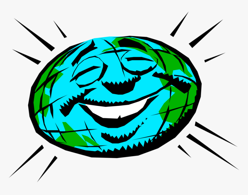 Vector Illustration Of Anthropomorphic Mother Earth - Earth Clip Art, HD Png Download, Free Download