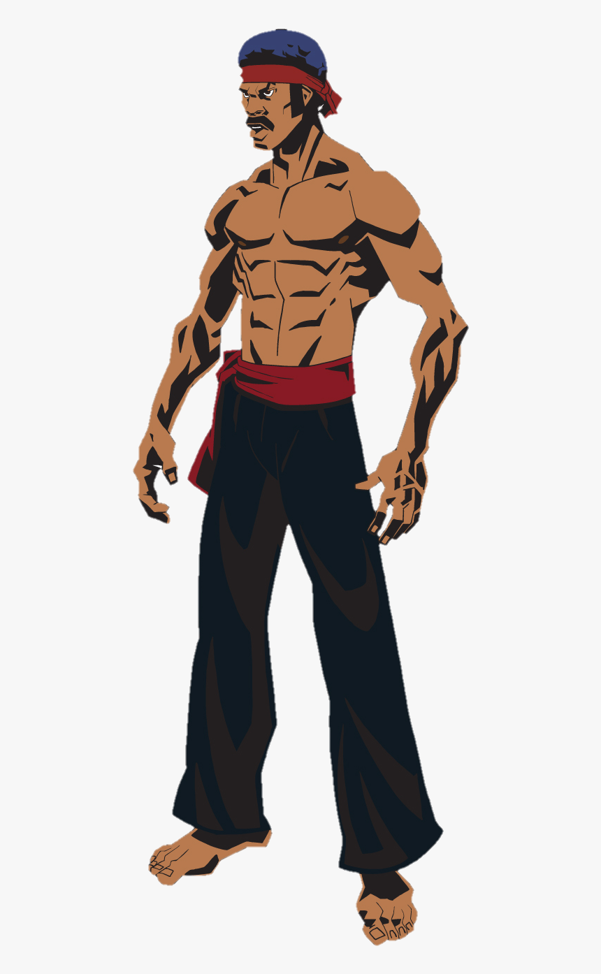 1487388621229 - Anime Black Martial Artist, HD Png Download, Free Download