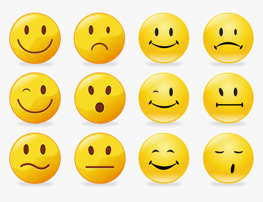 Transparent Free Emoticons Clipart - Smiley A Imprimer, HD Png Download, Free Download