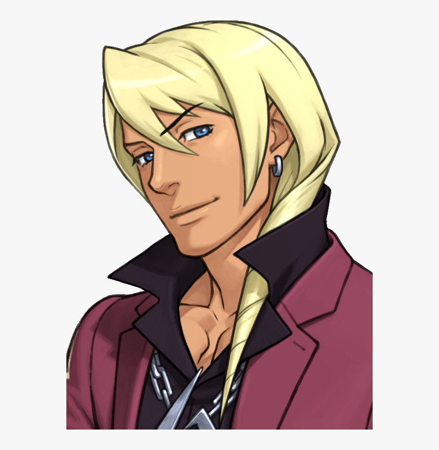 Ace Attorney Wiki - Klavier Gavin, HD Png Download - kindpng