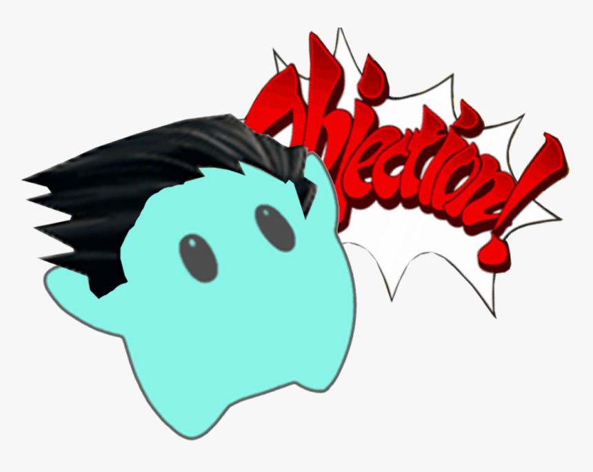 Sticker Other Luma Phoenix Wright Ace Attorney Objection - Phoenix Wright Objection Png, Transparent Png, Free Download