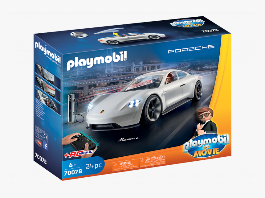 Playmobil The Movie Rex Dasher Porsche Mission E Toy - Playmobil The Movie Porsche, HD Png Download, Free Download