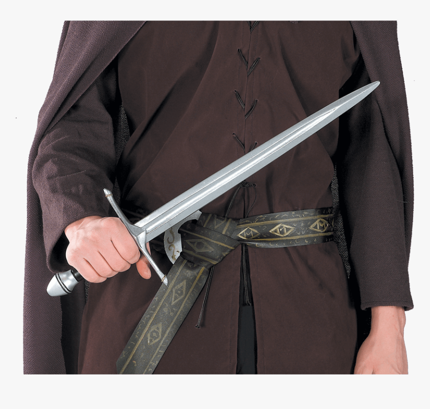 Plastic Lotr Childs Aragorn Costume Sword - Sword, HD Png Download, Free Download