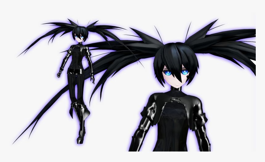 Black Rock Shooter Png - Black Rock Shooter Mmd, Transparent Png, Free Download