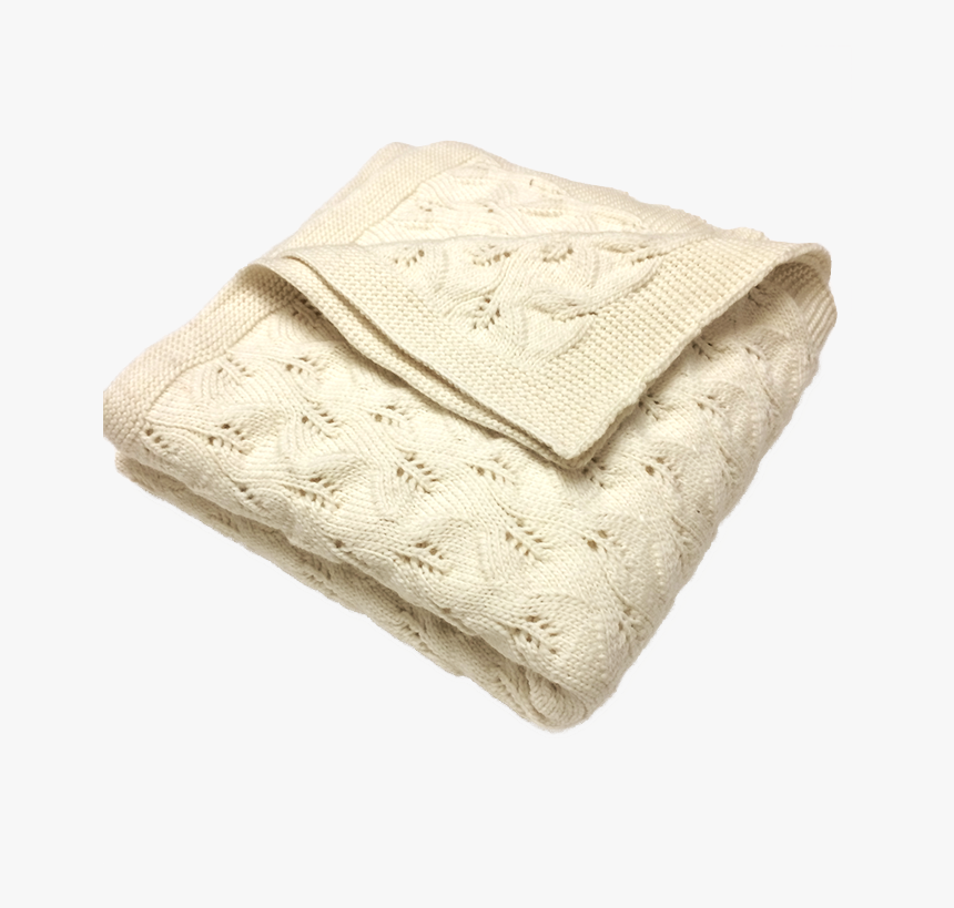 Cream Merino Wool Baby Blanket - Wool, HD Png Download, Free Download