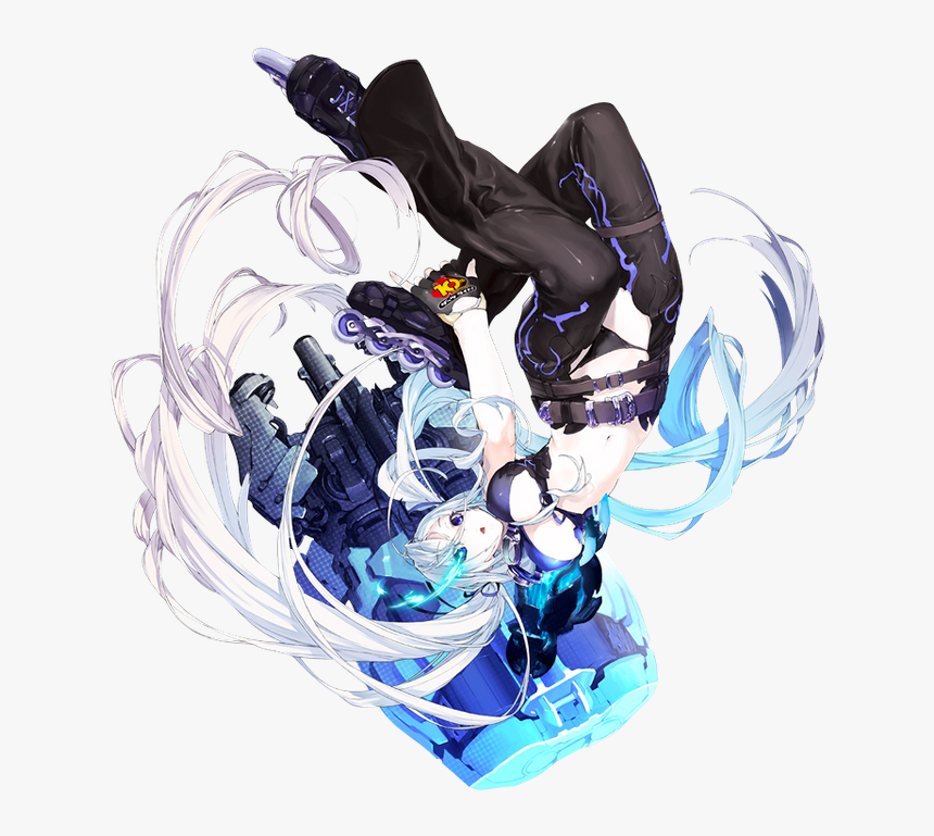 Transparent Black Rock Shooter Png - Anime Black Rock Shooter Render, Png Download, Free Download