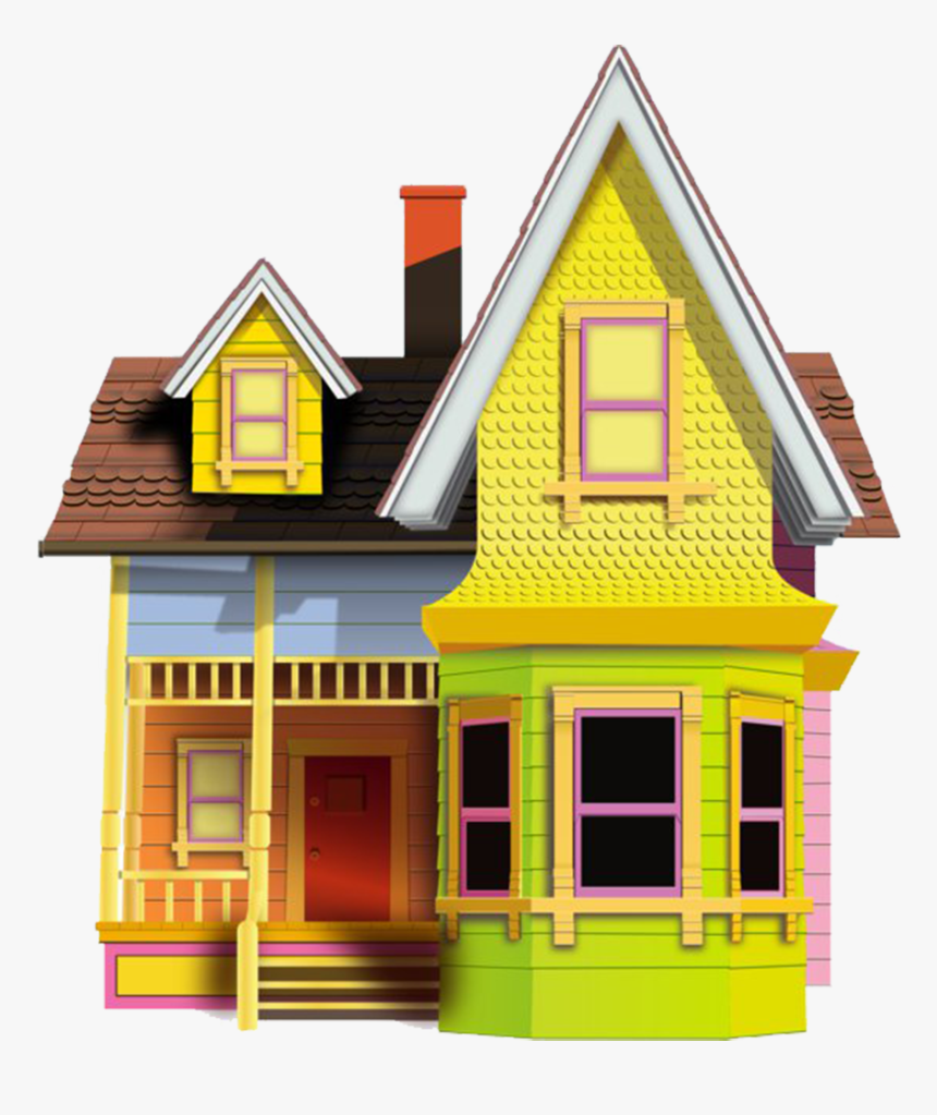 Clip Art Up House With Balloons Clipart - Printable House From Up, HD Png Download, Free Download