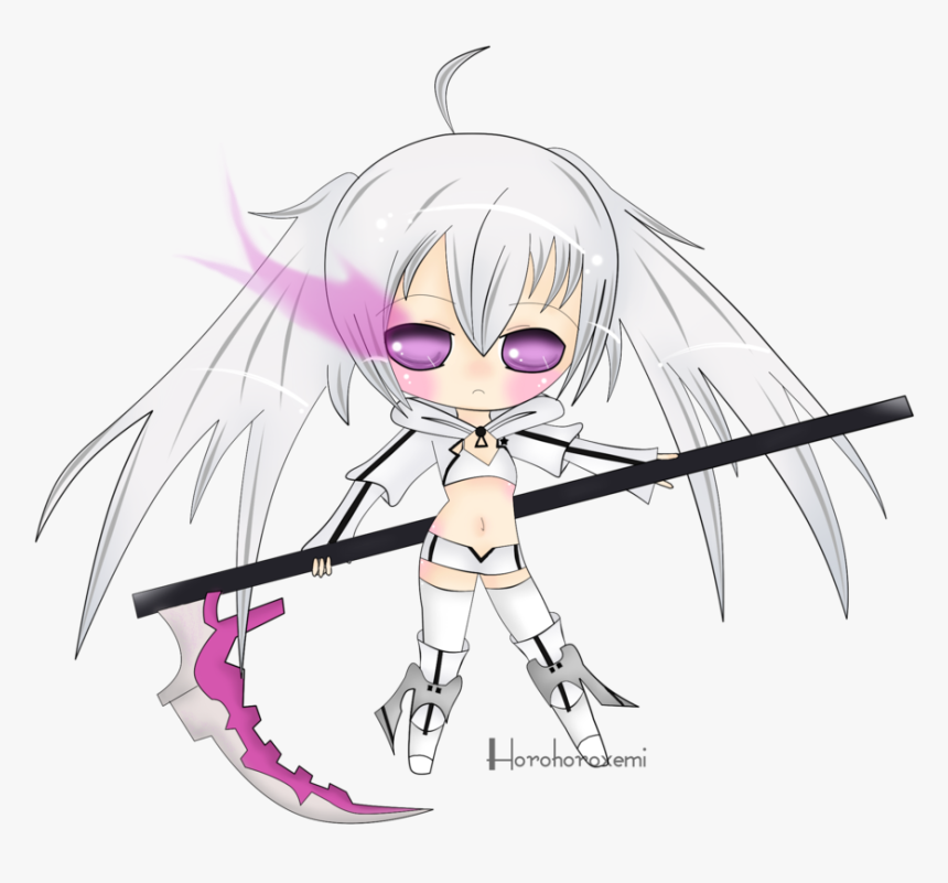 White Rock Shooter Chibi, HD Png Download, Free Download