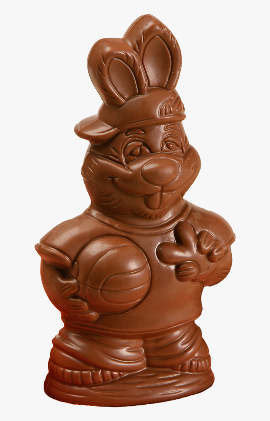 Chocolate Roger Basketball Bunny Is Available In Milk - Figurine, HD Png Download, Free Download