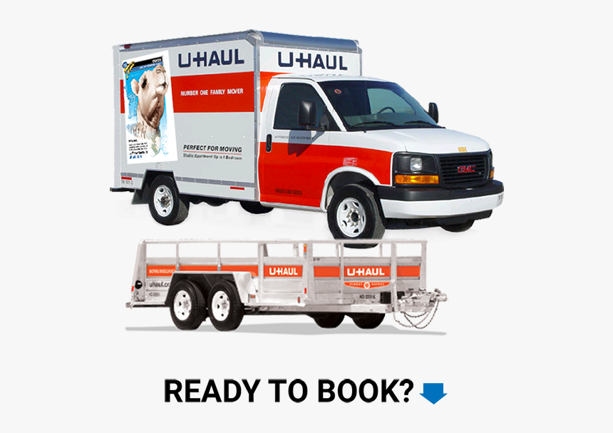Ready To Book - $20 U Haul Truck, HD Png Download, Free Download