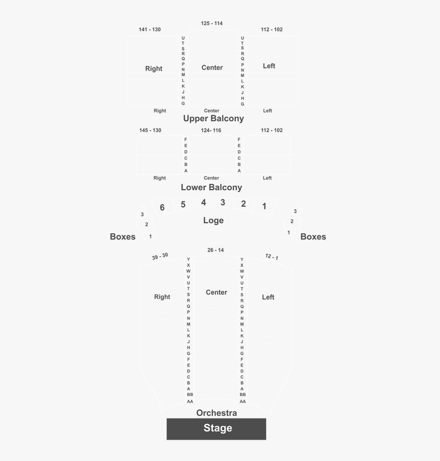 Hanover Theatre Paw Patrol Seating Chart Levels, HD Png Download, Free Download