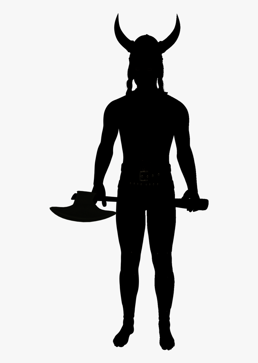 Viking Woman Silhouette Vector, HD Png Download, Free Download