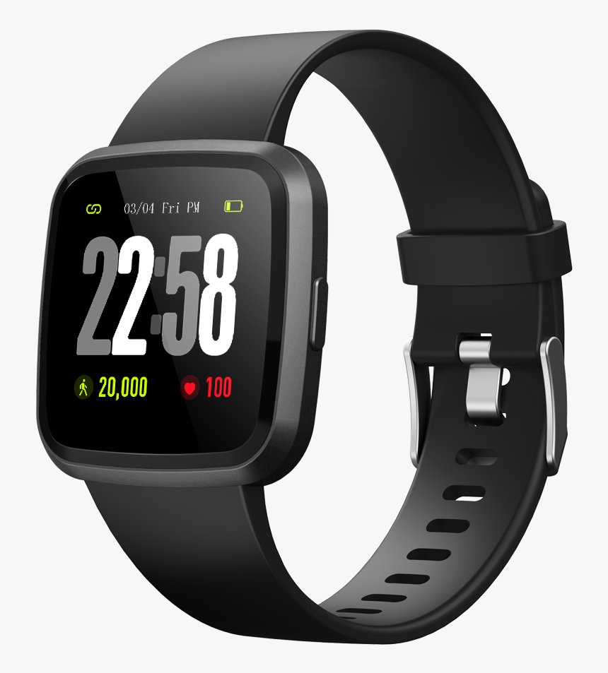 Fitup 2018 Heart Rate Monitor Smart Watch For Women - H4 Smartwatch, HD Png Download, Free Download