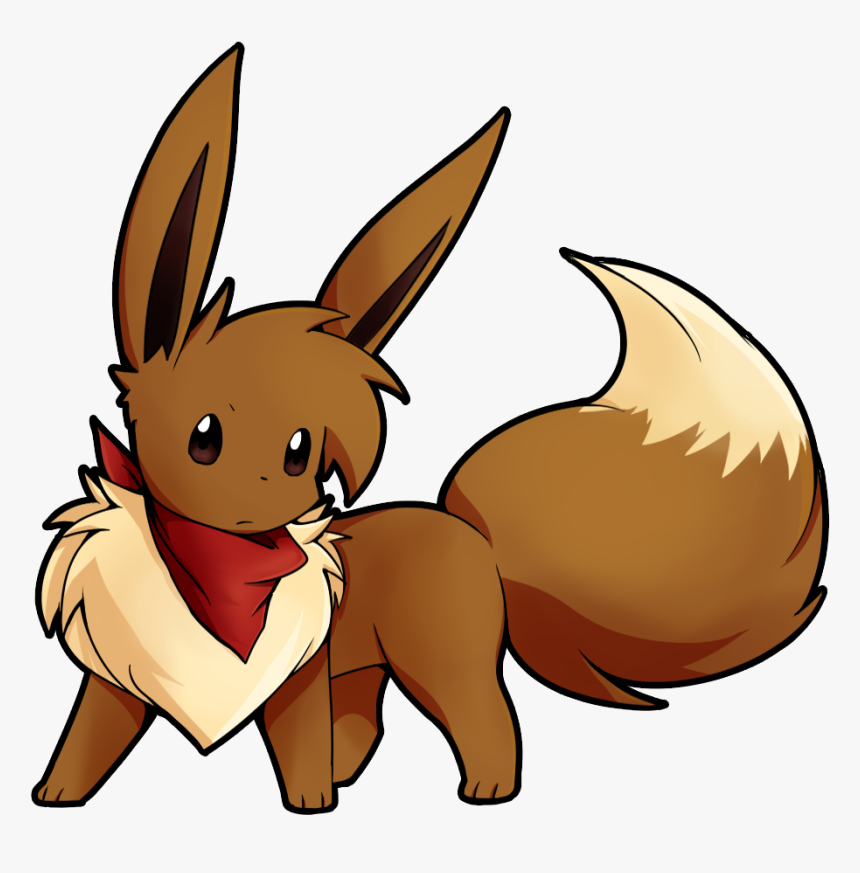 Eevee With A Scarf, HD Png Download, Free Download