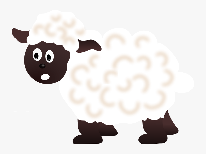 Sheep Lamb Png Image Clipart - Clipart Hungry Sheep Cartoon, Transparent Png, Free Download
