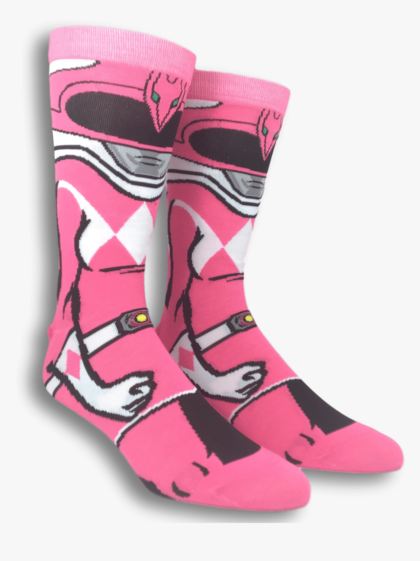 Power Rangers Pink Ranger 360 Socks"
 Class= - Sock, HD Png Download, Free Download
