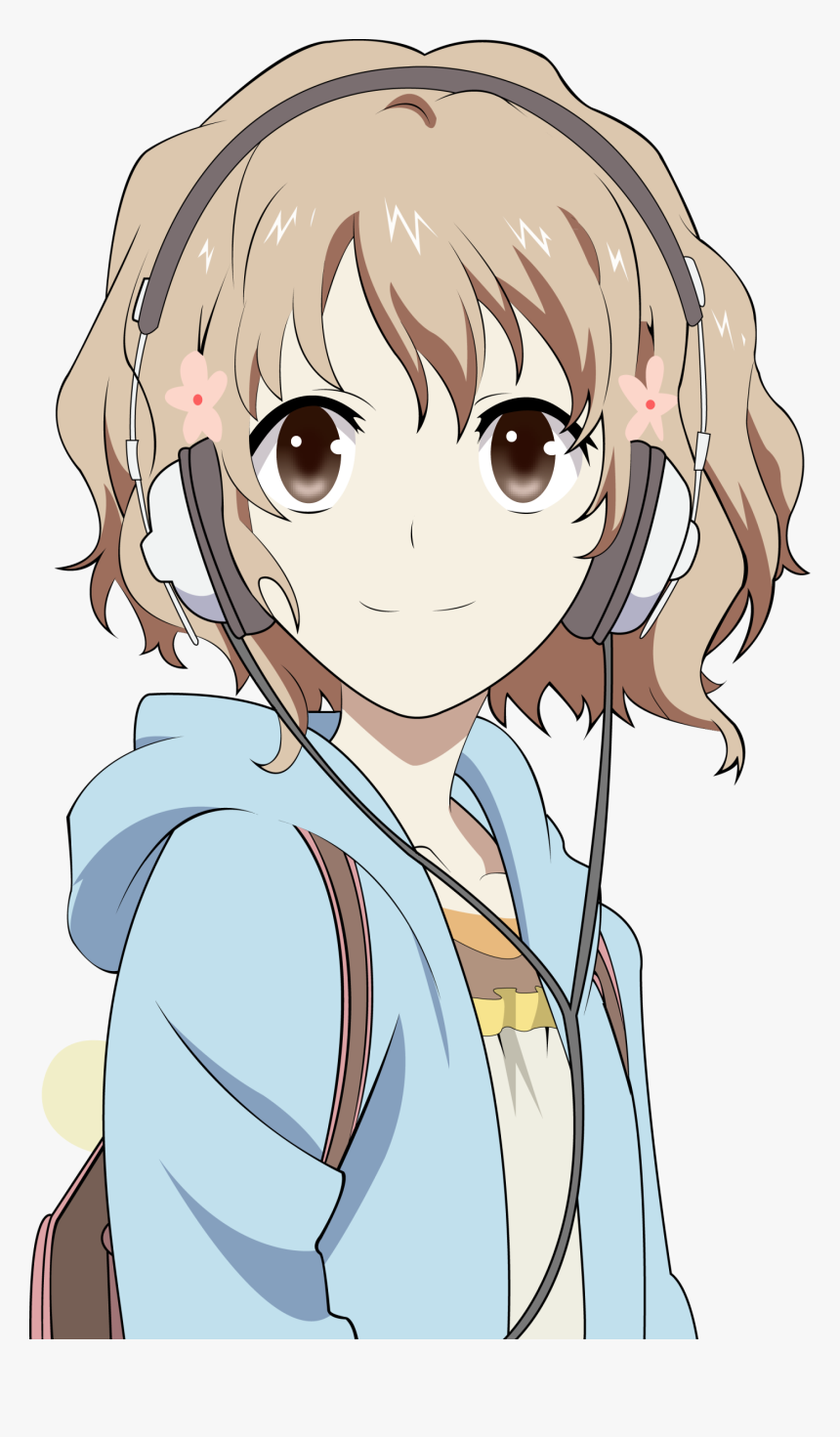 Anime Girl With Short Blonde Hair And Brown Eyes , - Short Hair Blonde