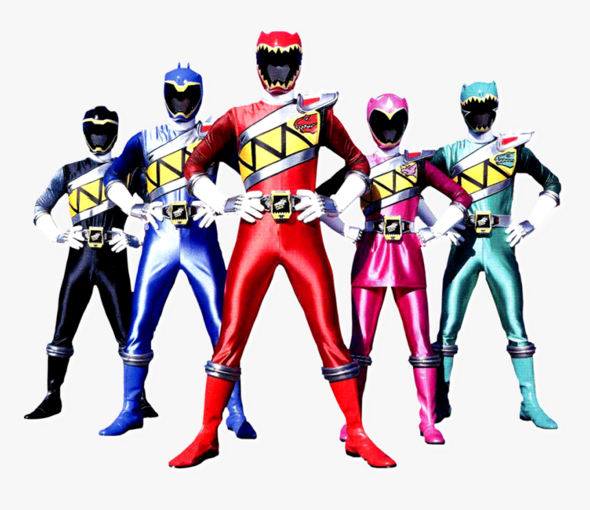 Jyuden Sentai Kyoryuger Team Render By Ooo19415-d5v9bsg2, HD Png Download, Free Download