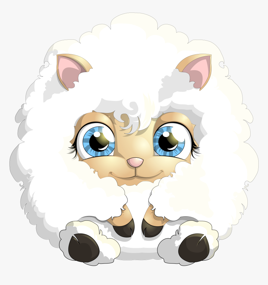 Cute Png Picture Gallery - Cartoon Cute Sheep Png, Transparent Png, Free Download