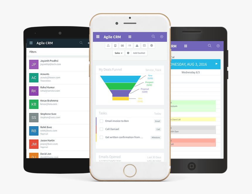 Crm Mobile App, HD Png Download, Free Download